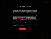 Tablet Screenshot of czechav.com